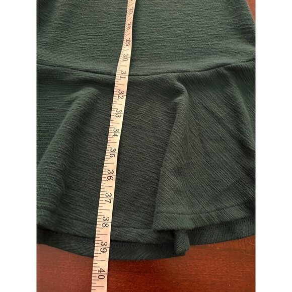 GAP Textured Fit & Flare Green Flutter Dress Career Holiday Party Size 6 TALL - Picture 12 of 13